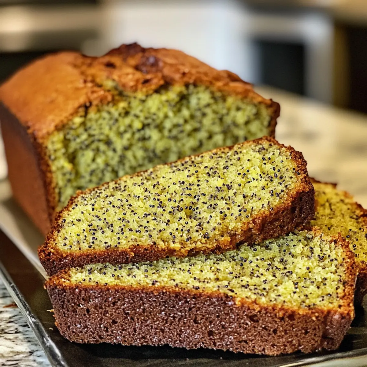 Lemon Poppy Seed Zucchini Bread