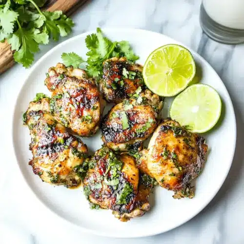 Cilantro Lime Chicken Thighs