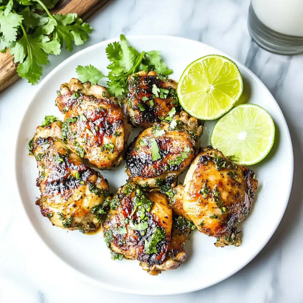 Cilantro Lime Chicken Thighs