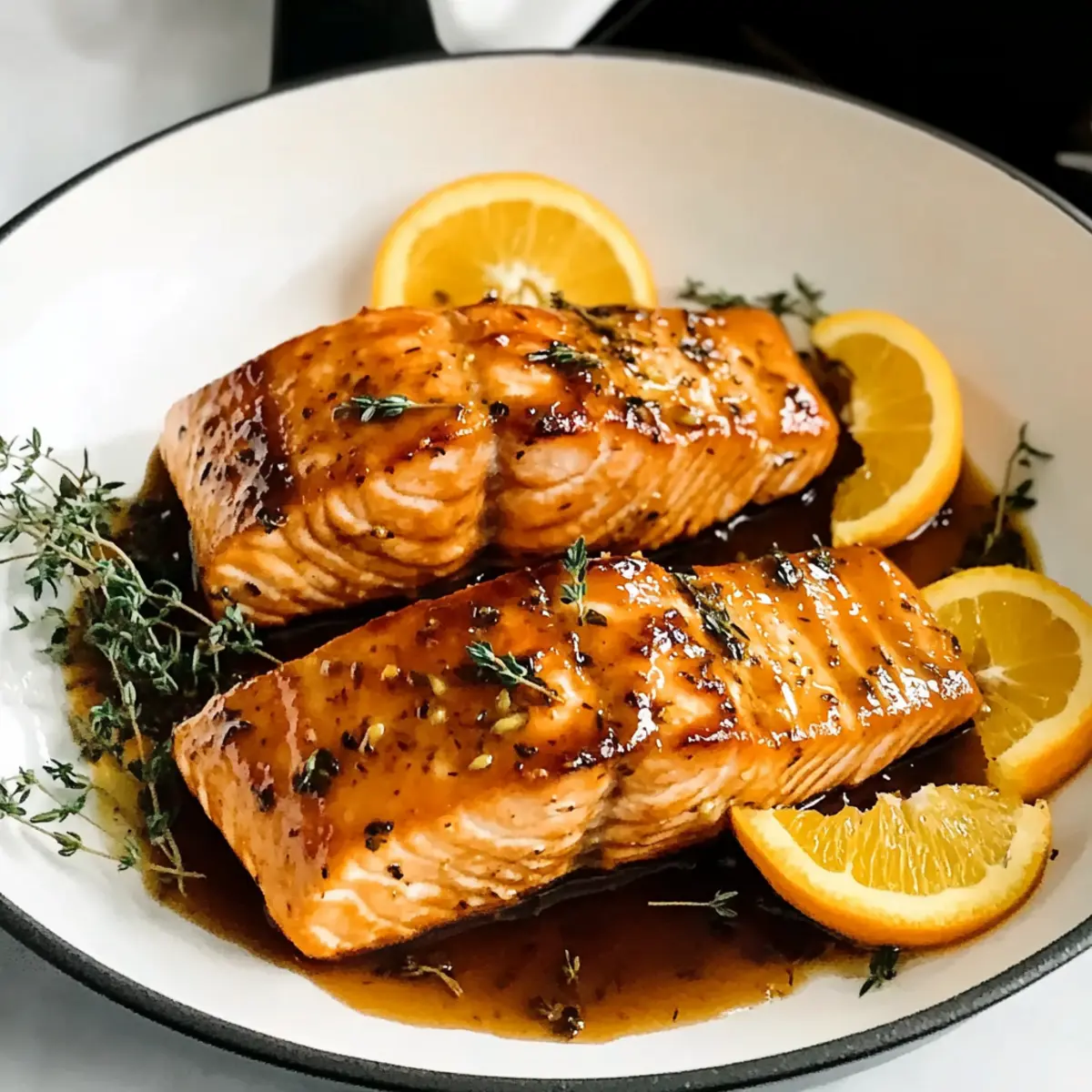 Orange Glazed Salmon
