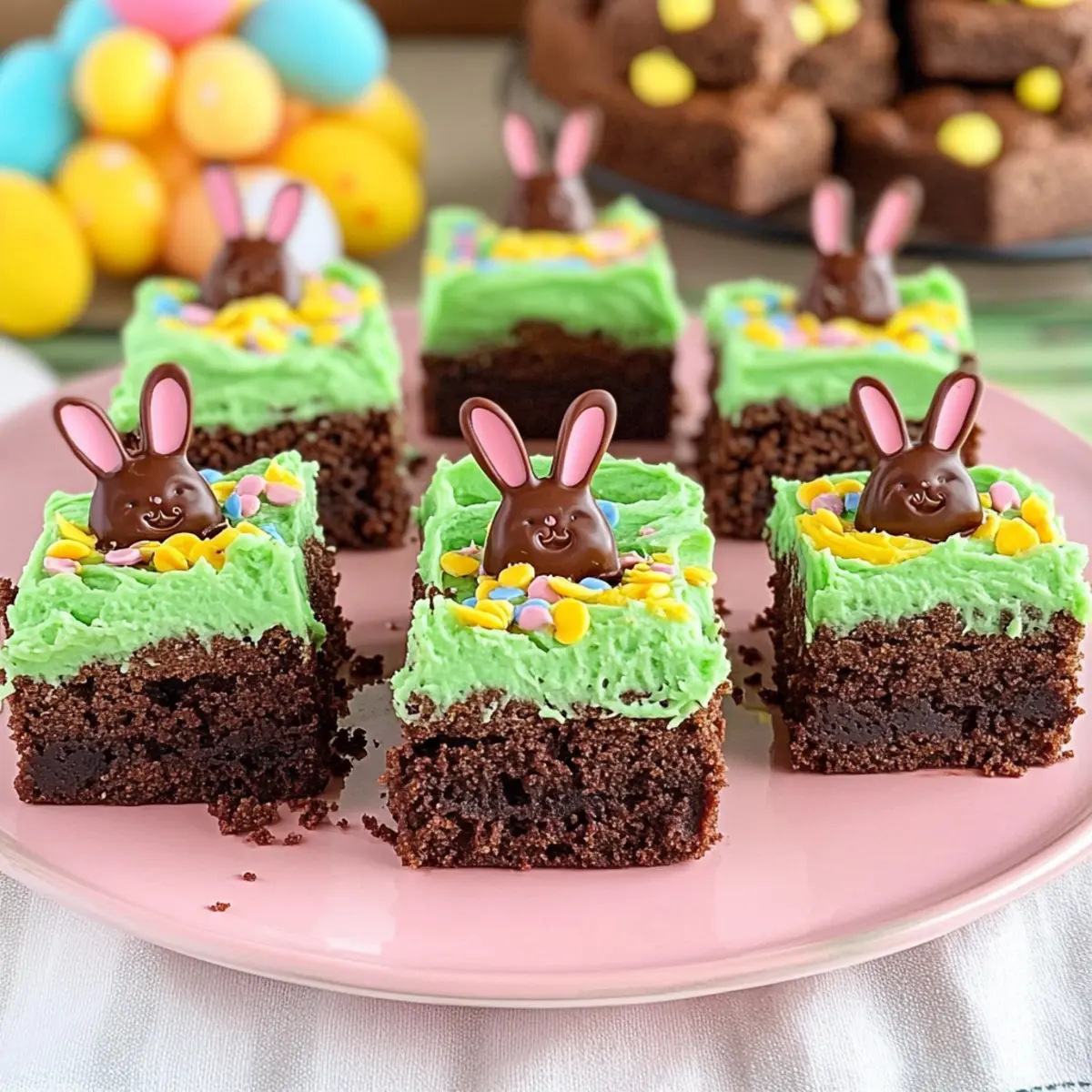 Easter Bunny Brownies