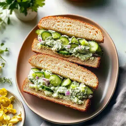 Cucumber Salad Sandwiches