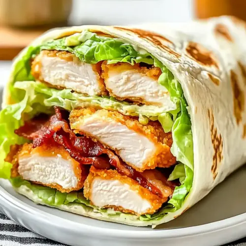 Crispy Chicken Bacon Ranch Wrap