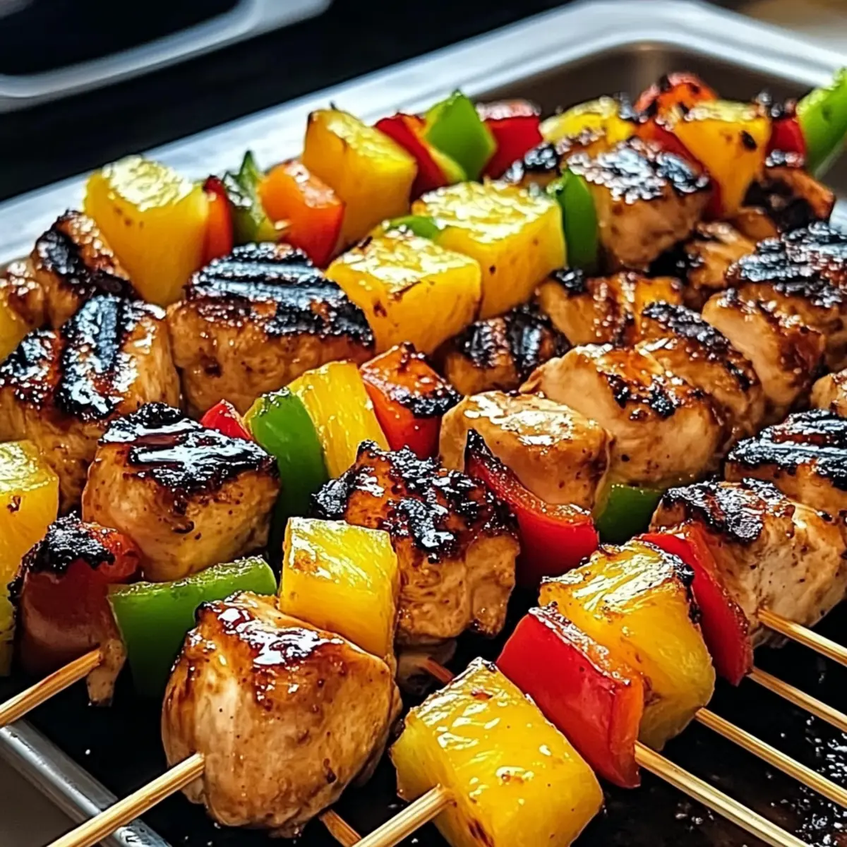 Grilled Pineapple Chicken Kabobs